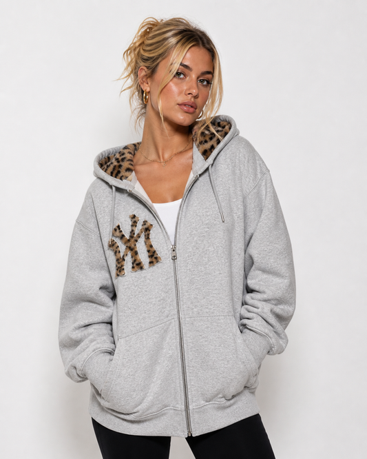 NY Leopard Hoodie