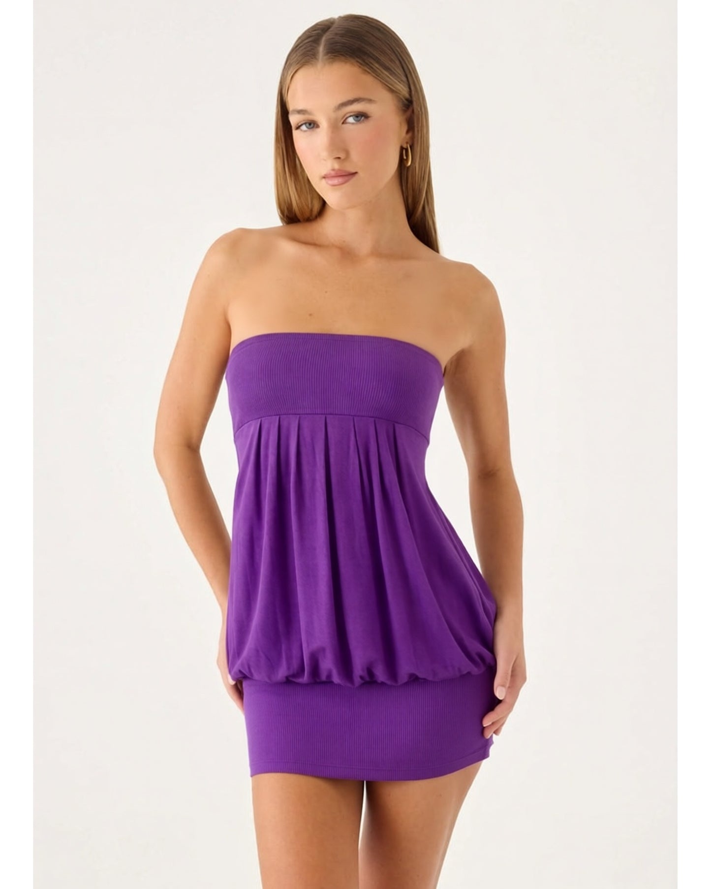 Amara Purple Mini Dress