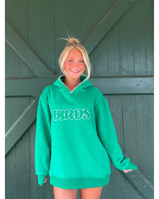 Birds Stitch Hoodie