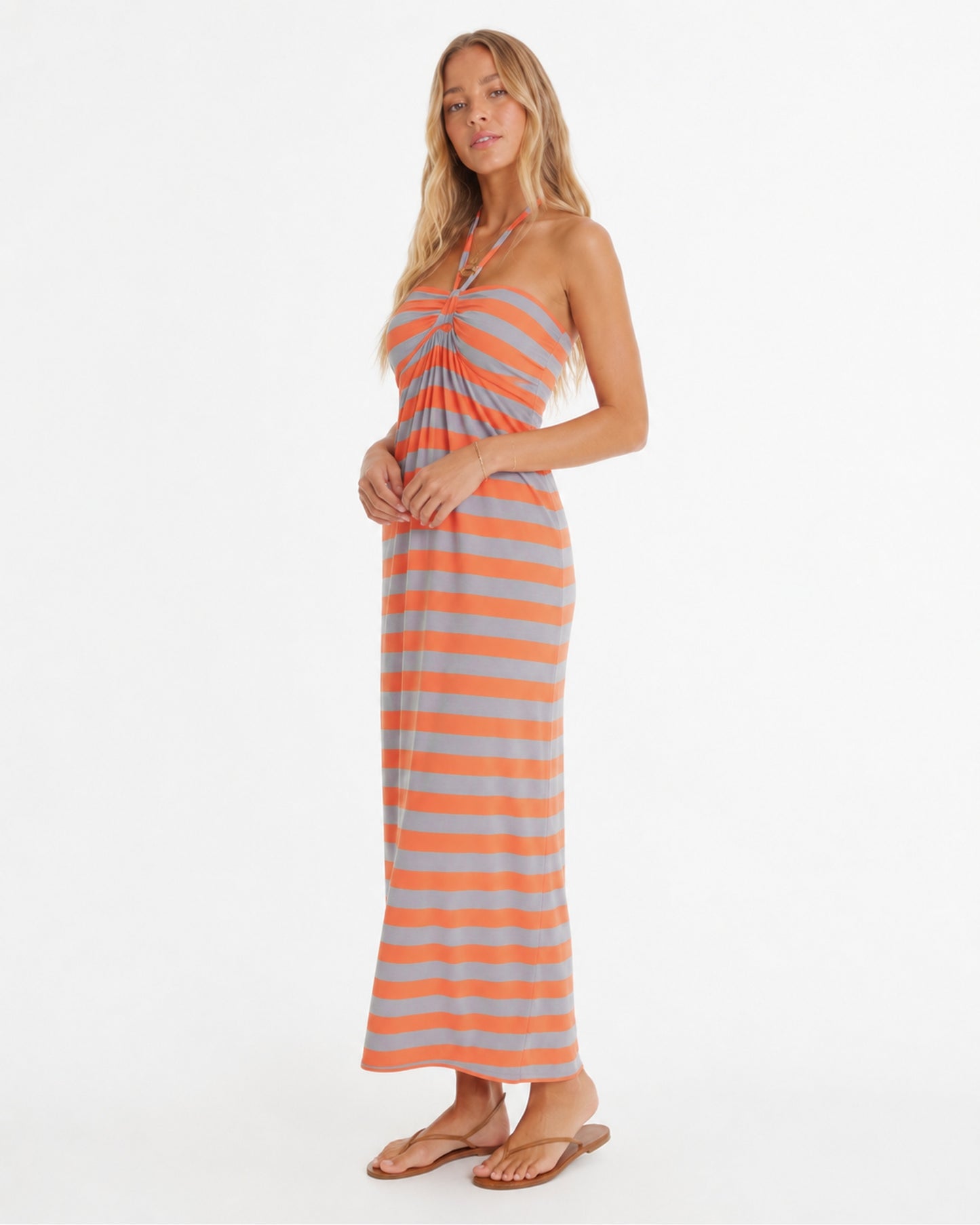 Coral Breeze Dress