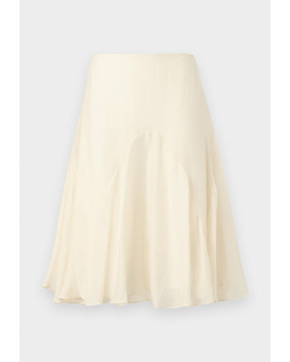 Butter Yellow Crinkle Skirt