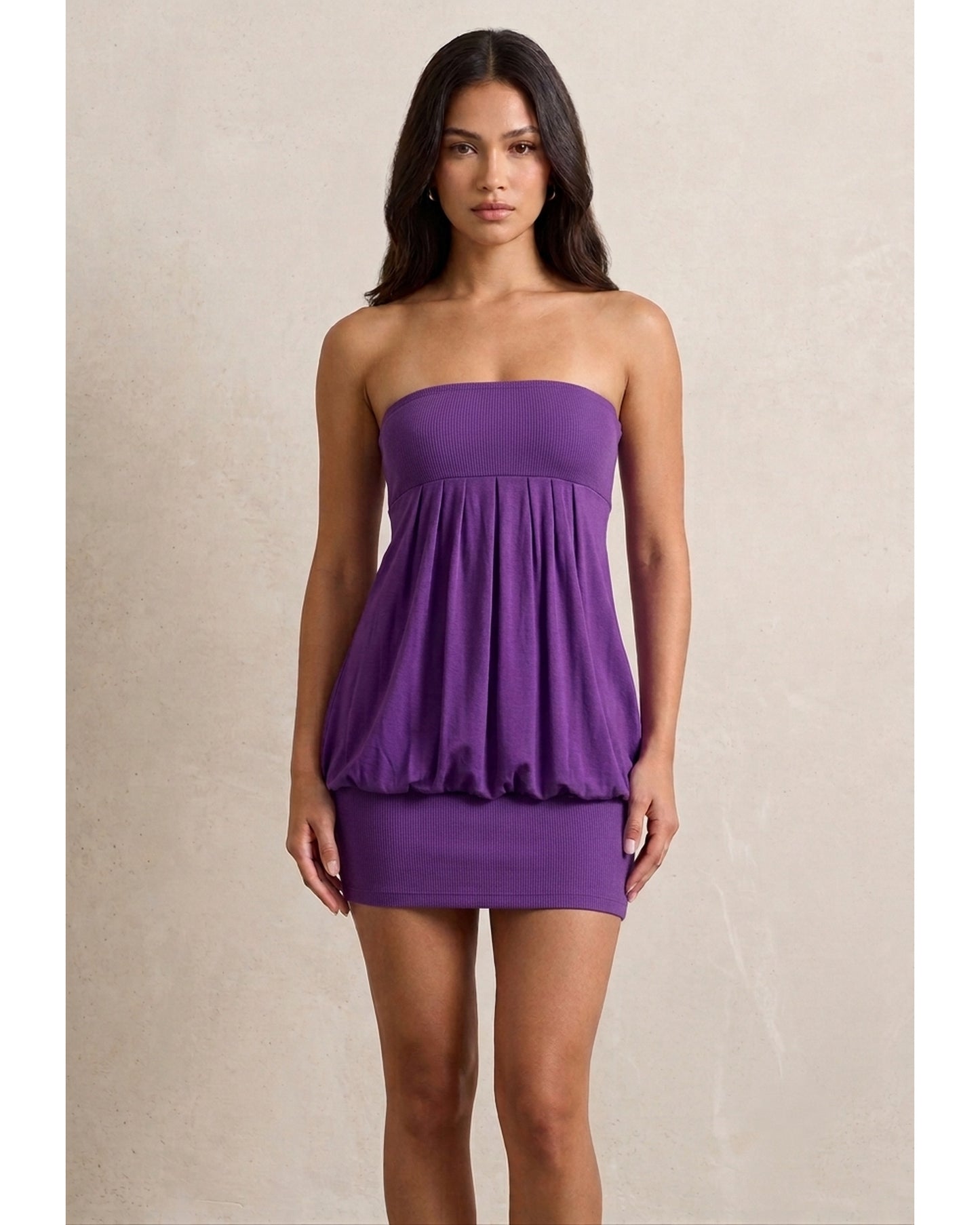 Amara Purple Mini Dress