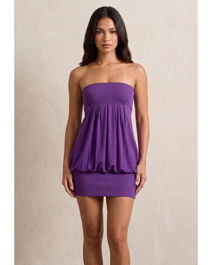 Amara Purple Mini Dress