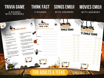 HALLOWEEN MEGA GAMES BUNDLE (PRINTABLE)